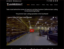 Tablet Screenshot of lasernut.com